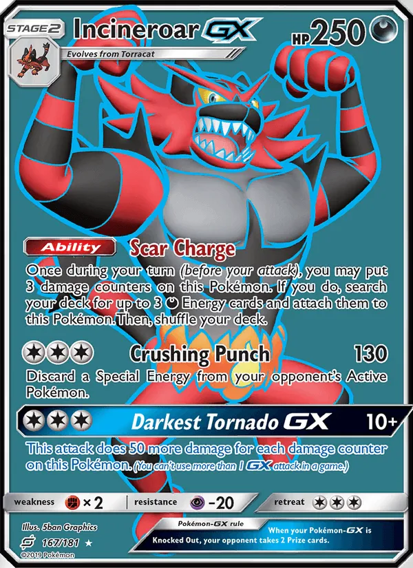 Carte Félinferno GX — Team Up