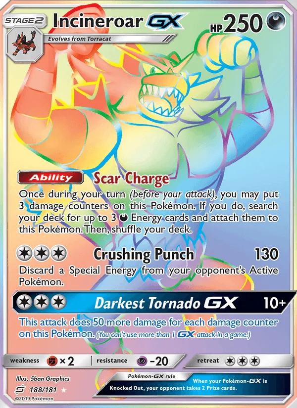 Carte Félinferno GX — Team Up