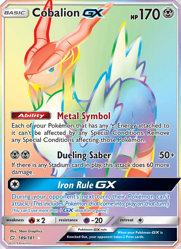 Carte Cobaltium GX — Team Up
