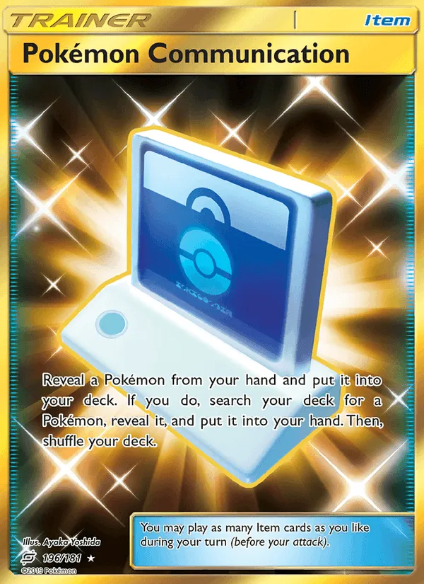 Carte Communication Pokémon — Team Up