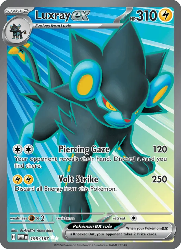 Carte Luxray ex — Twilight Masquerade