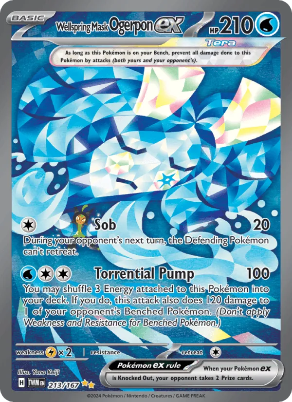 Carte Ogerpon Masque du Puits ex — Twilight Masquerade