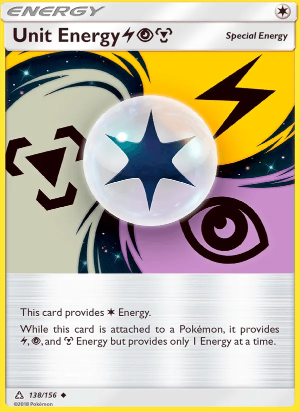 Carte Énergie Unitaire — Ultra Prism