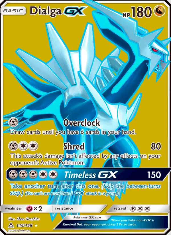 Carte Dialga GX — Ultra Prism