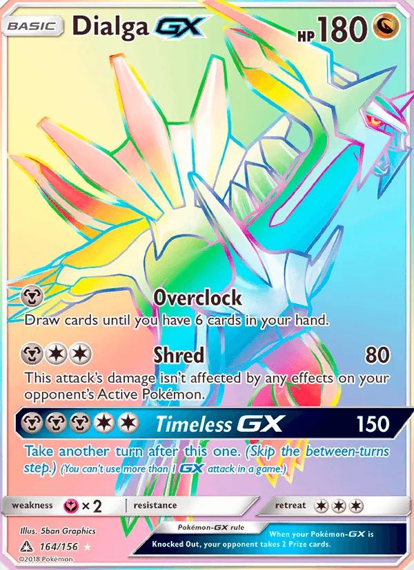 Carte Dialga GX — Ultra Prism