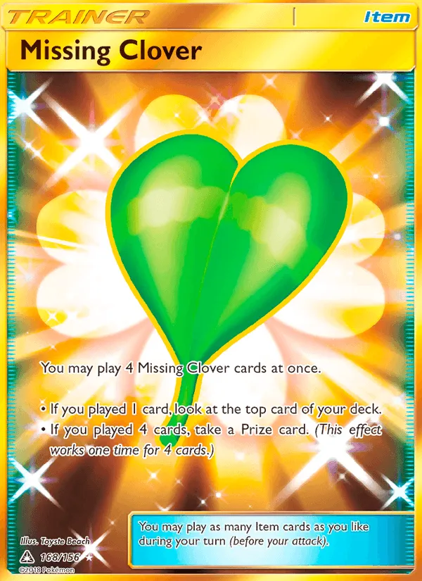 Carte Trèfle Manquant — Ultra Prism