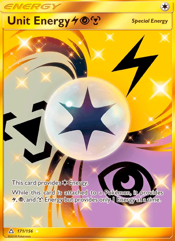Carte Énergie Unitaire — Ultra Prism
