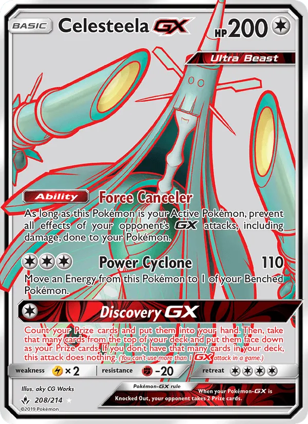 Carte Celesteela-GX — Unbroken Bonds