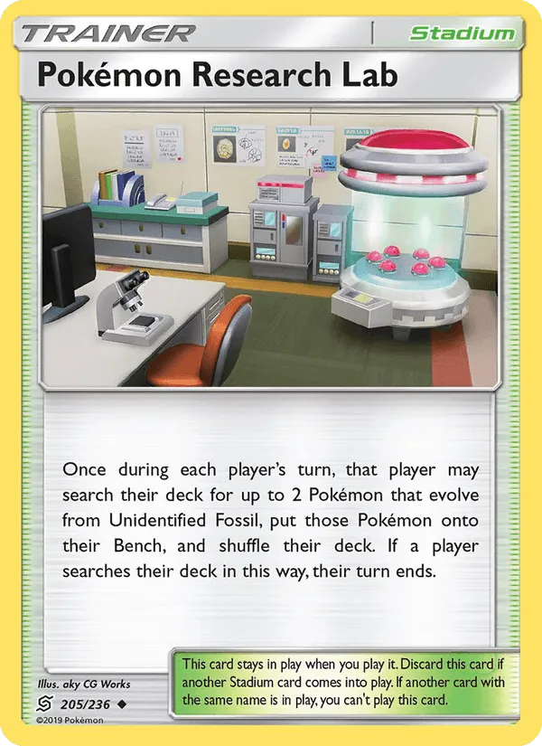 Carte Laboratoire Pokémon — Unified Minds