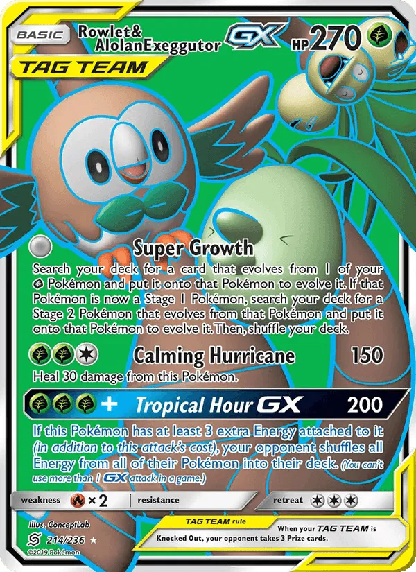 Carte Brindibou et Noadkoko D'Alola GX — Unified Minds