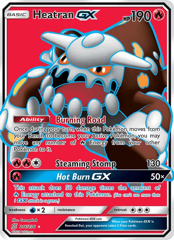 Carte Heatran GX — Unified Minds