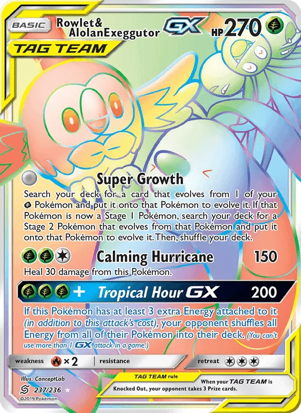 Carte Brindibou et Noadkoko D'Alola GX — Unified Minds