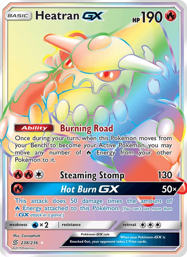 Carte Heatran GX — Unified Minds