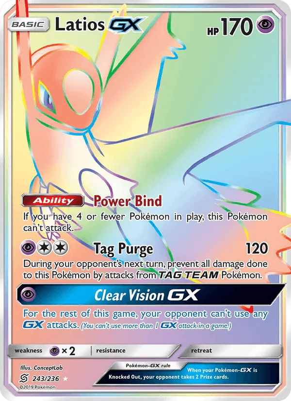 Carte Latios GX — Unified Minds
