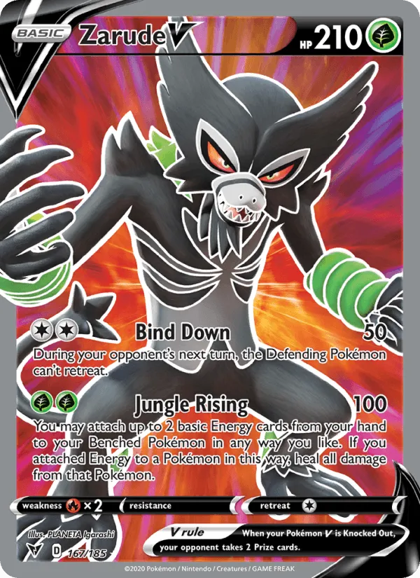 Carte Zarude V — Vivid Voltage