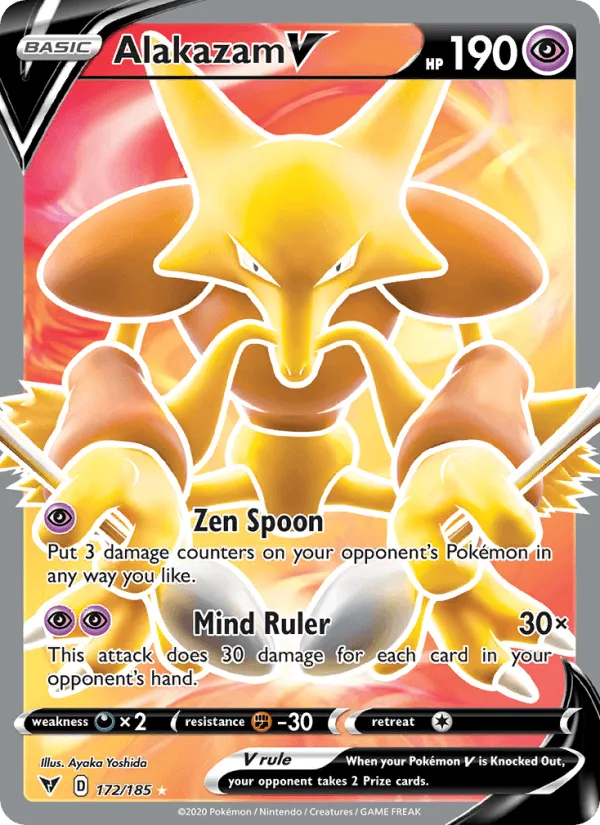 Carte Alakazam V — Vivid Voltage