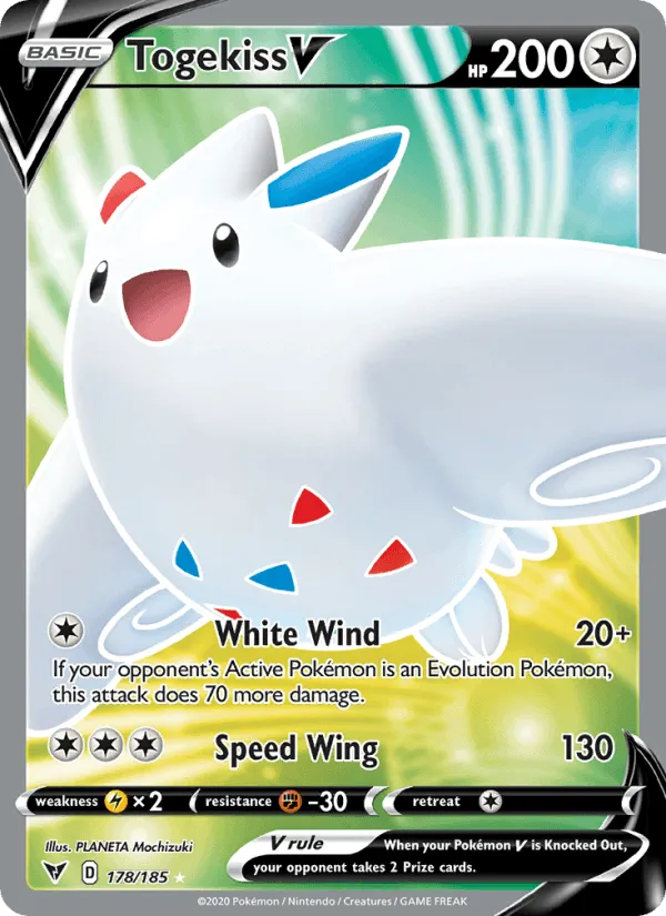 Carte Togekiss V — Vivid Voltage