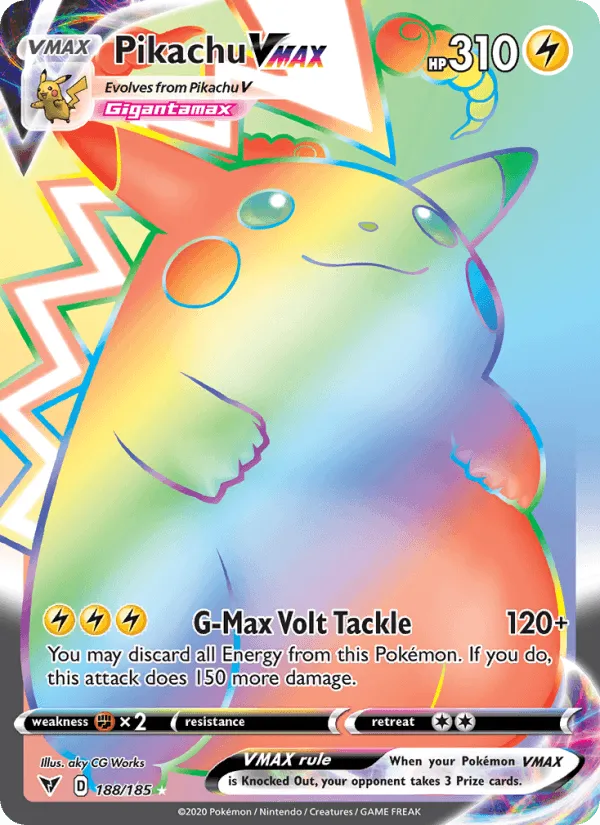 Carte Pikachu VMAX — Vivid Voltage