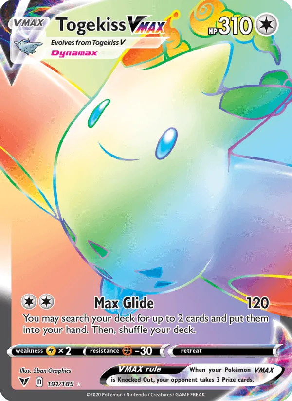 Carte Togekiss VMAX — Vivid Voltage