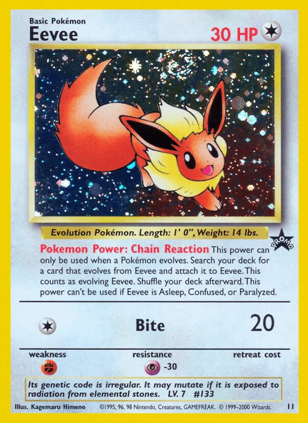 Carte Évoli — Wizards Black Star Promos