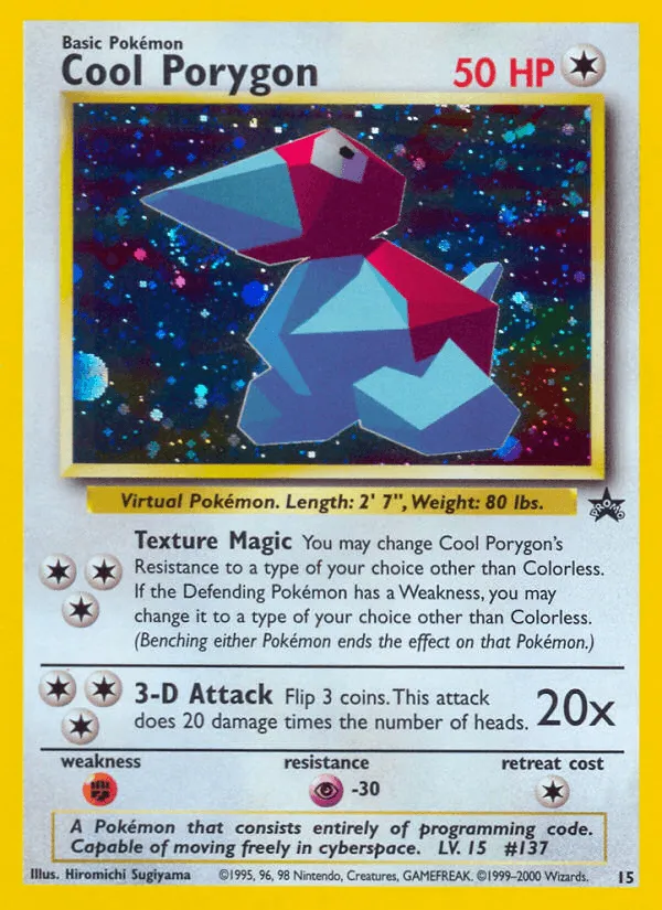 Carte Cool Porygon — Wizards Black Star Promos