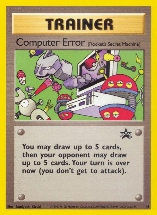 Carte Computer Error — Wizards Black Star Promos