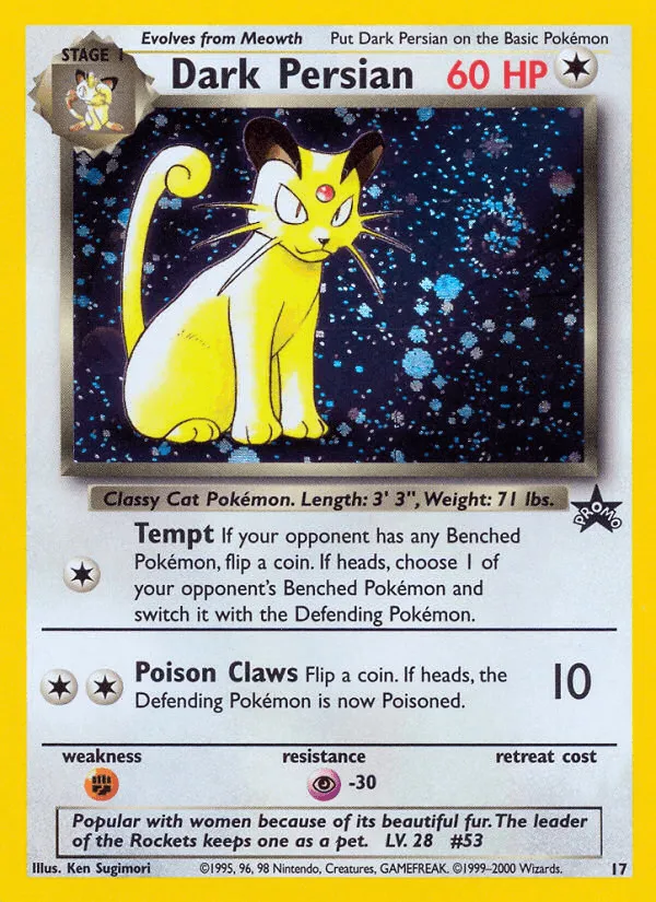 Carte Dark Persian — Wizards Black Star Promos