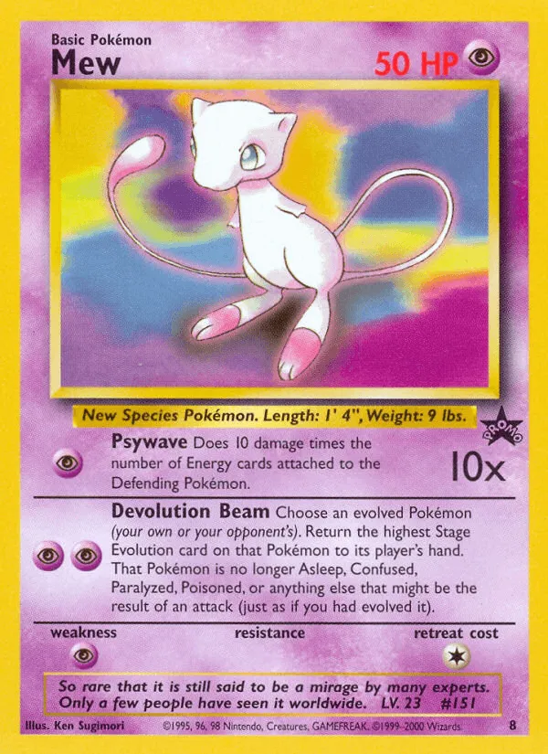 Carte Mew — Wizards Black Star Promos