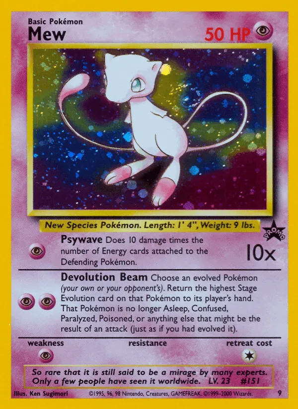 Carte Mew — Wizards Black Star Promos