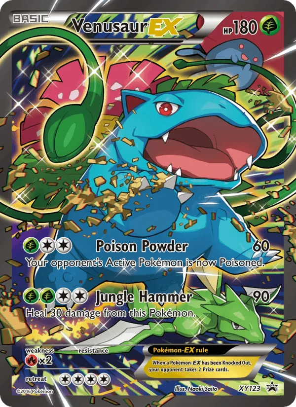 Carte Venusaur-EX — XY Black Star Promos
