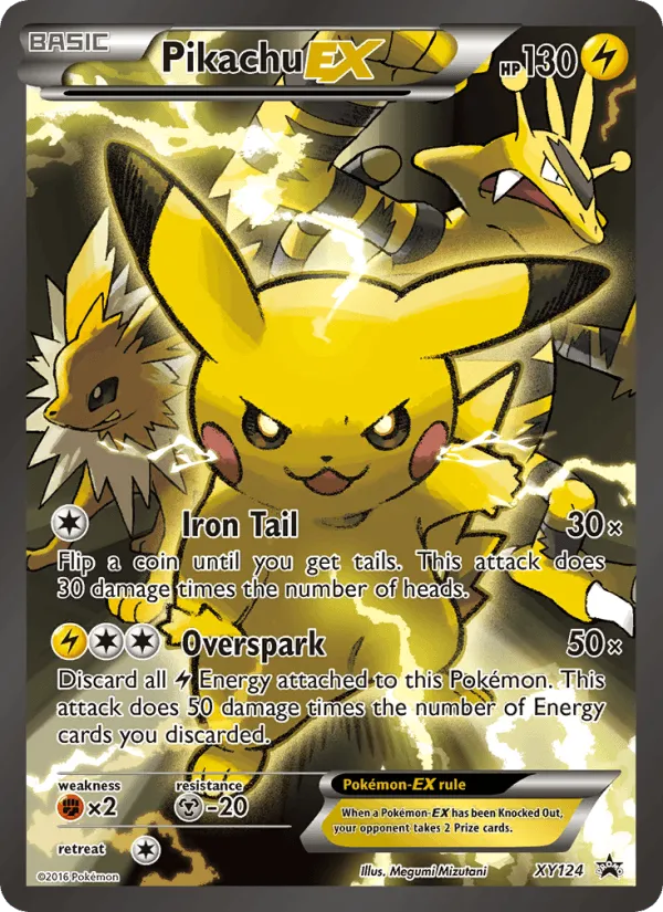 Carte Pikachu-EX — XY Black Star Promos