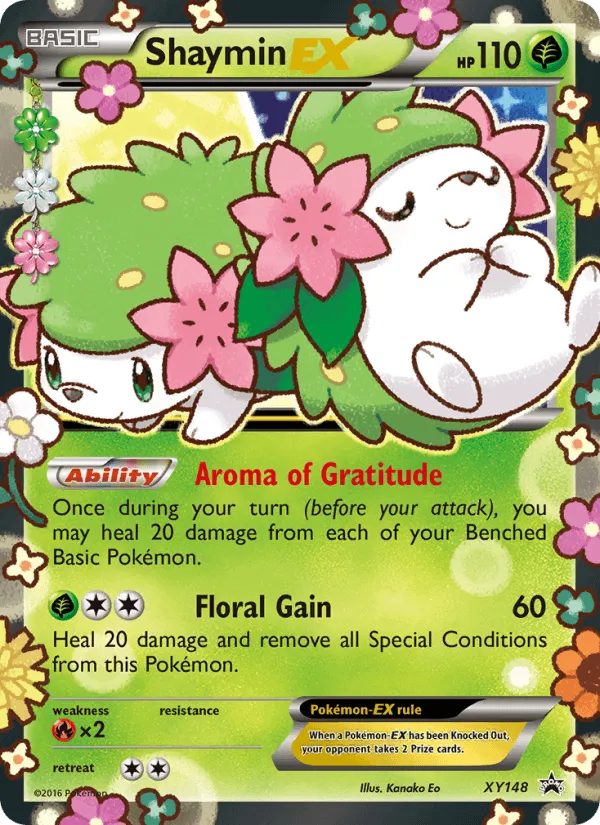 Carte Shaymin EX — XY Black Star Promos