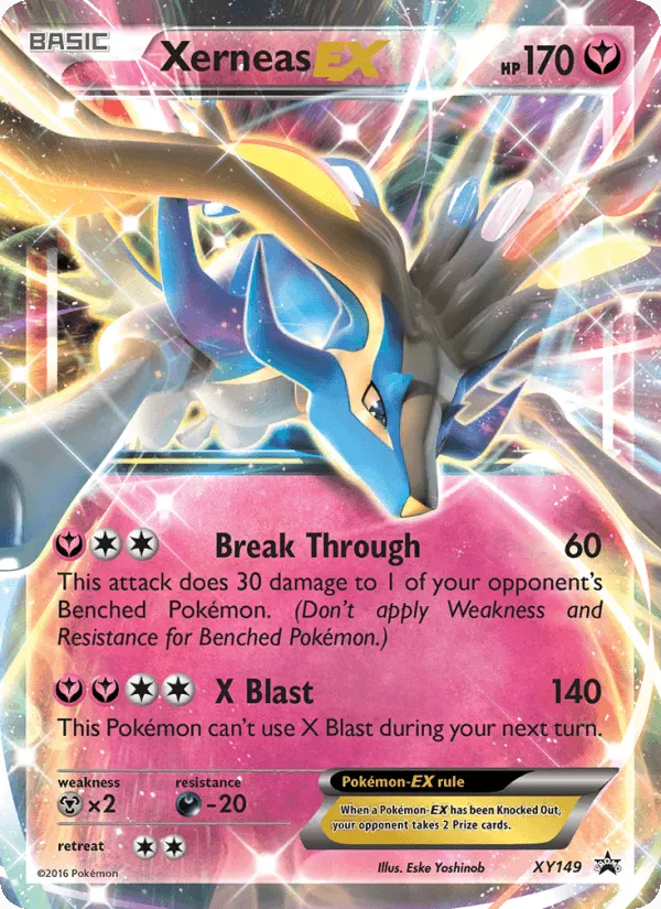 Carte Xerneas EX — XY Black Star Promos