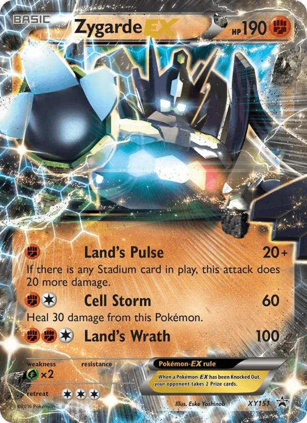 Carte Zygarde EX — XY Black Star Promos