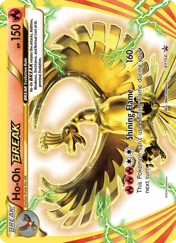 Carte Ho-Oh BREAK — XY Black Star Promos