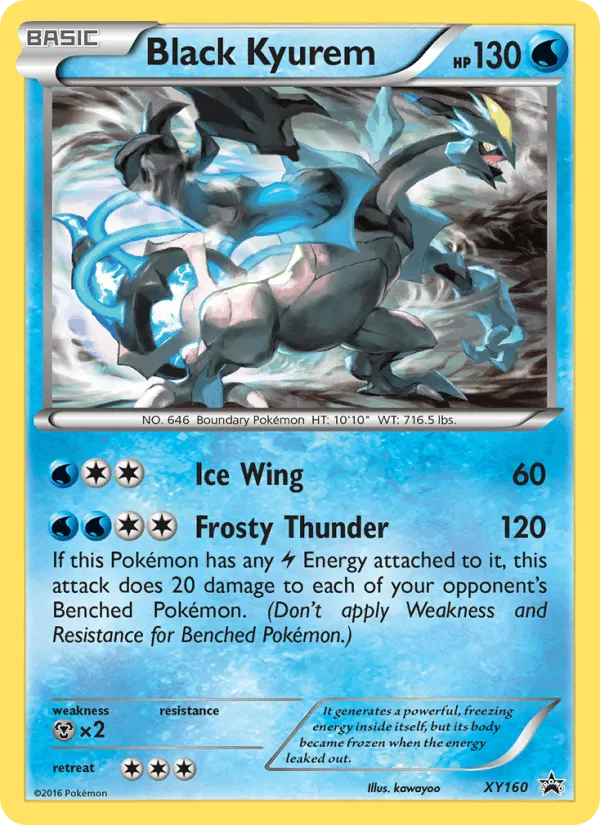 Carte Kyurem Noir — XY Black Star Promos