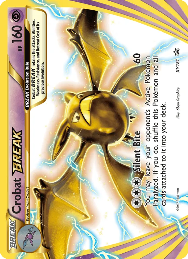 Carte Crobat BREAK — XY Black Star Promos