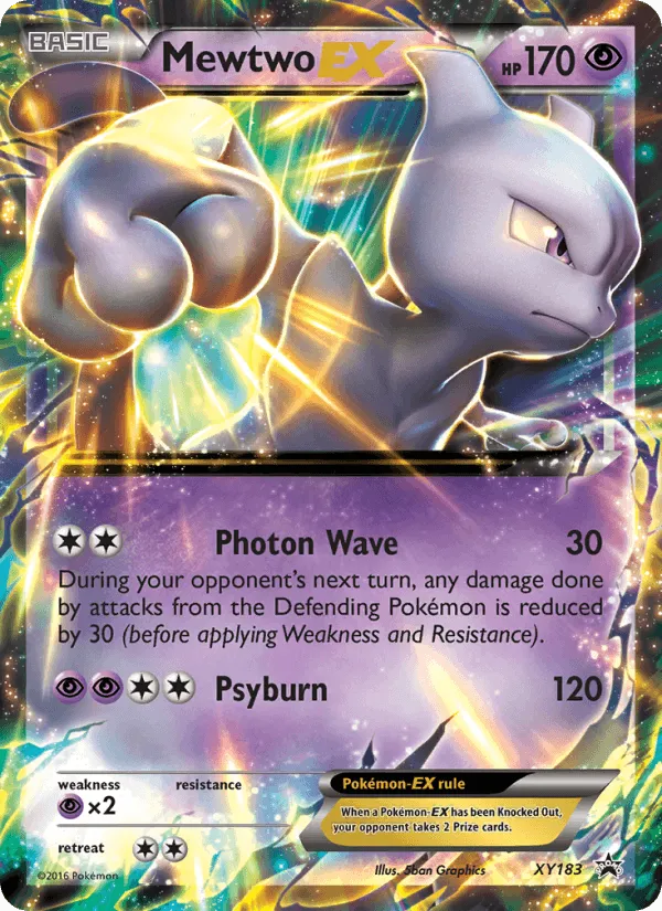 Carte Mewtwo-EX — XY Black Star Promos