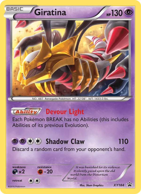Carte Giratina — XY Black Star Promos