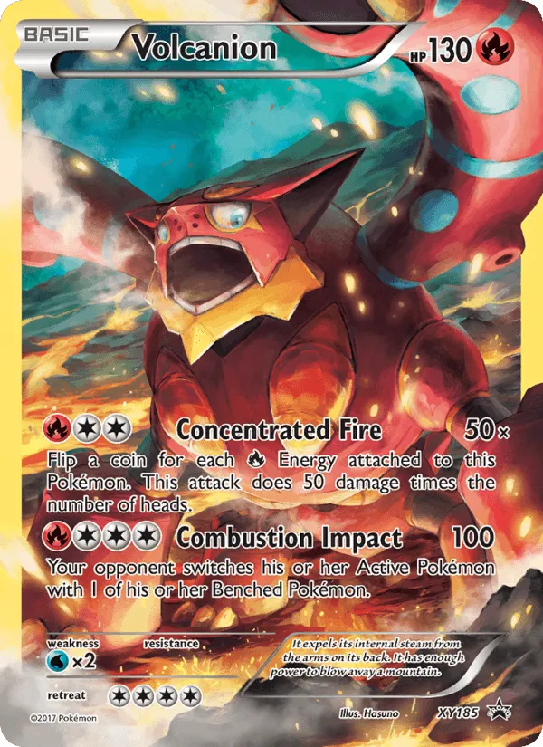 Carte Volcanion — XY Black Star Promos