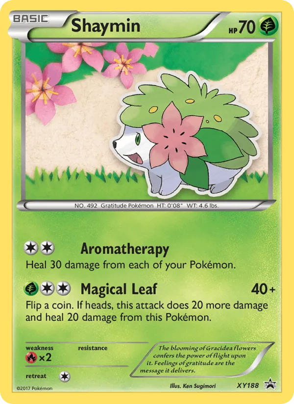 Carte Shaymin — XY Black Star Promos