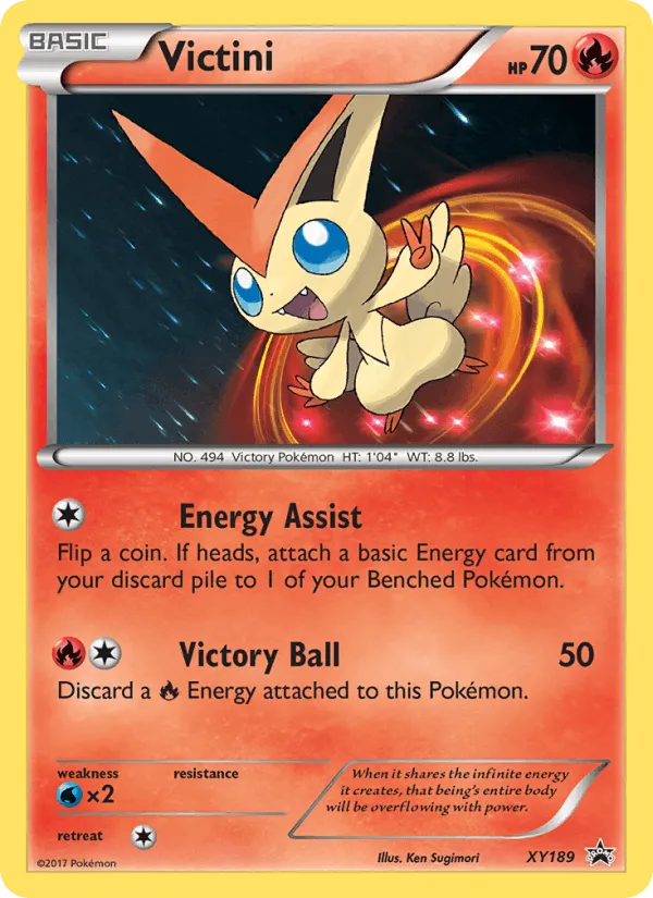 Carte Victini — XY Black Star Promos