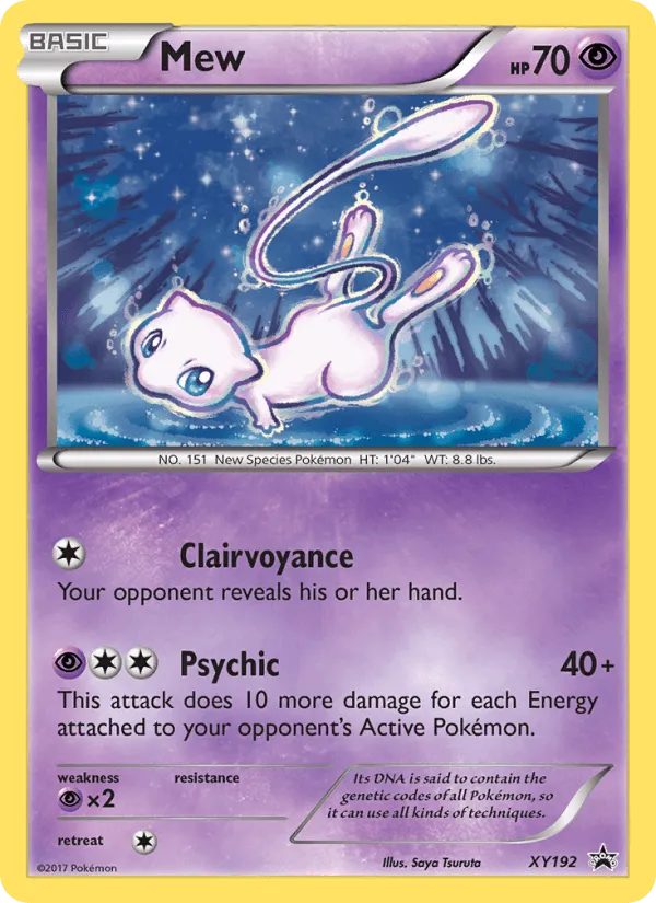 Carte Mew — XY Black Star Promos