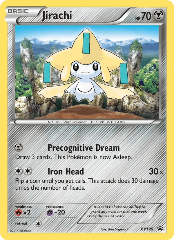 Carte Jirachi — XY Black Star Promos