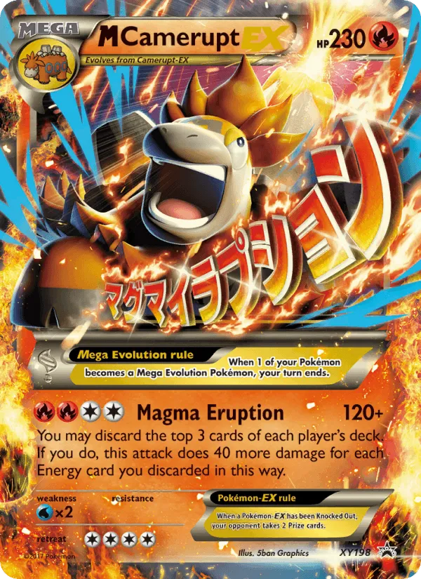 Carte MCamerupt EX — XY Black Star Promos