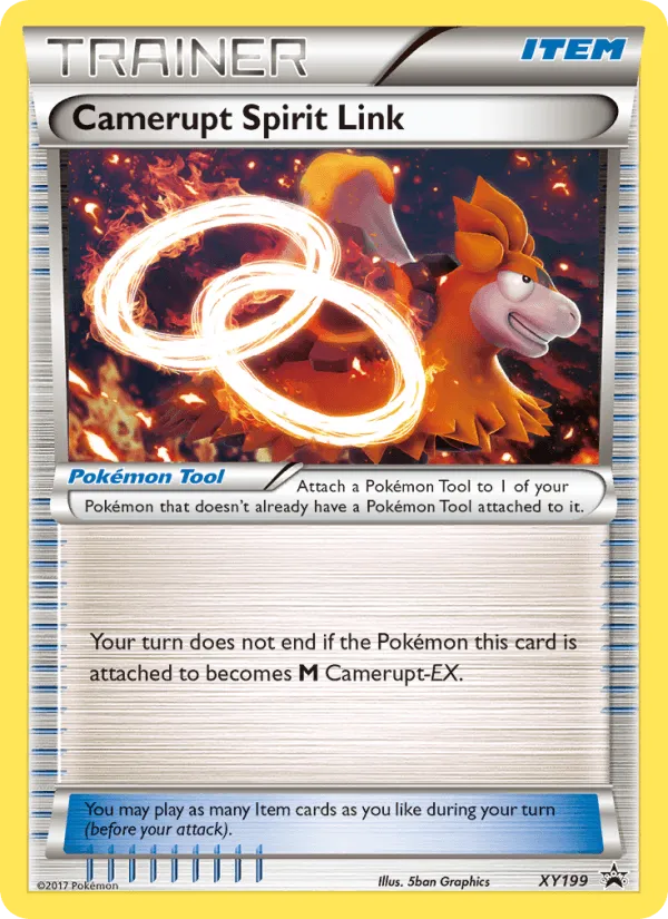 Carte Camerupt Spirit Link — XY Black Star Promos