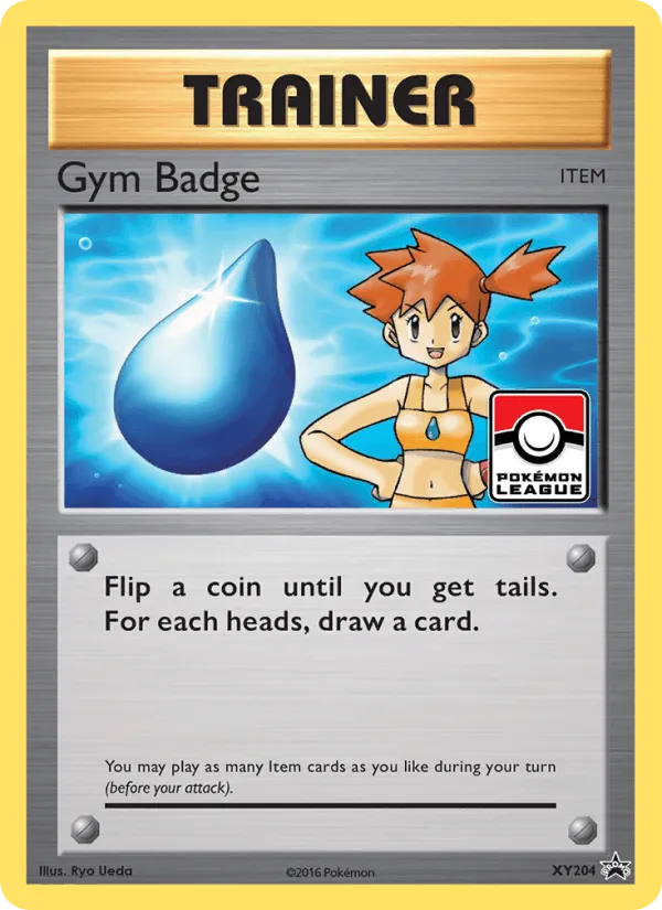 Carte Gym Badge — XY Black Star Promos