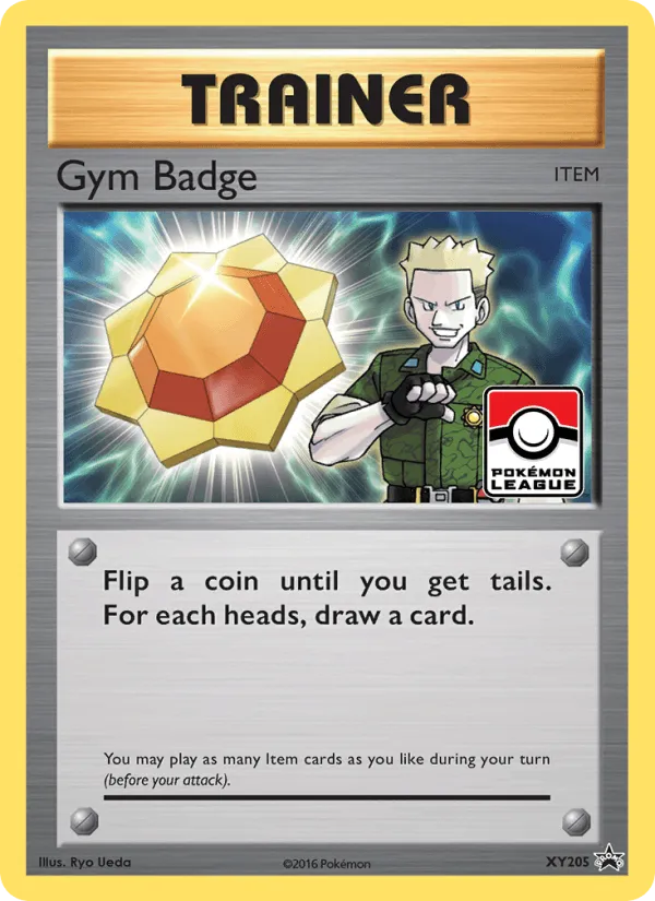 Carte Gym Badge — XY Black Star Promos