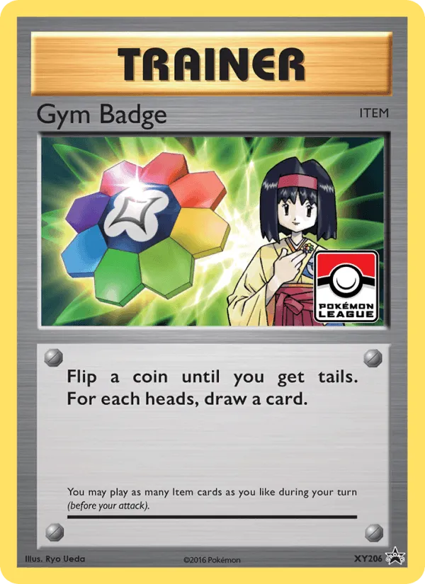 Carte Gym Badge — XY Black Star Promos