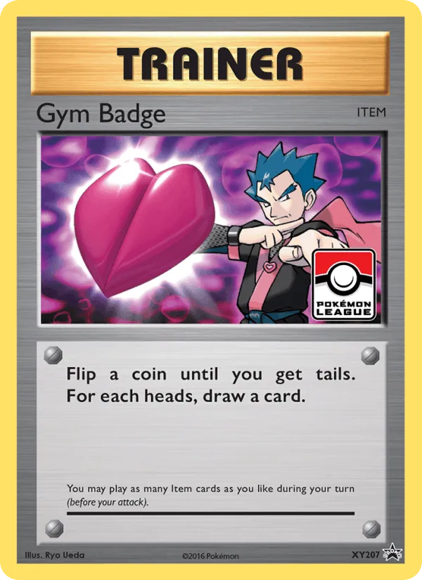 Carte Gym Badge — XY Black Star Promos